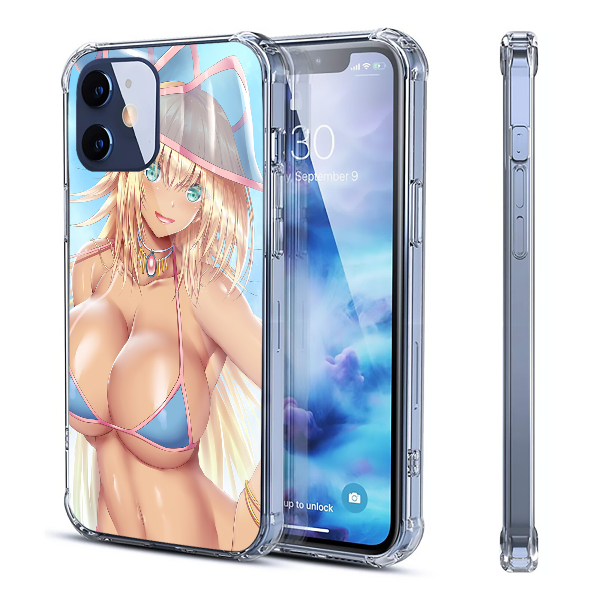 （画像用） 遊☆戯☆王 Yu-Gi-Oh! 【iPhone 12シリーズ対応】透明スマホケース（クリアソフトケース）